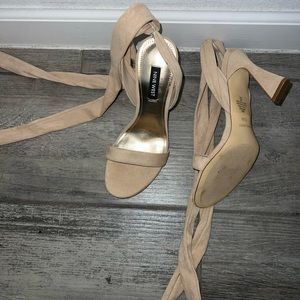 Kelsie Ankle Wrap Heeled Sandals
